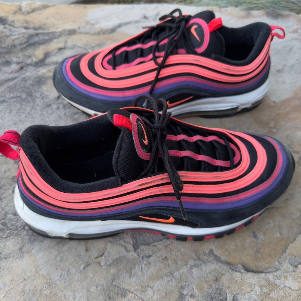 Nike Air Max 97 Sunset Sneakers Mens Size 13 Suede
